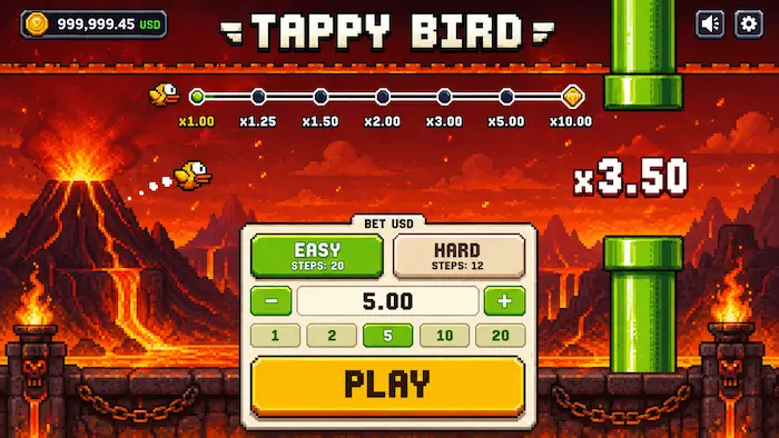 Tappy Bird Slot baner